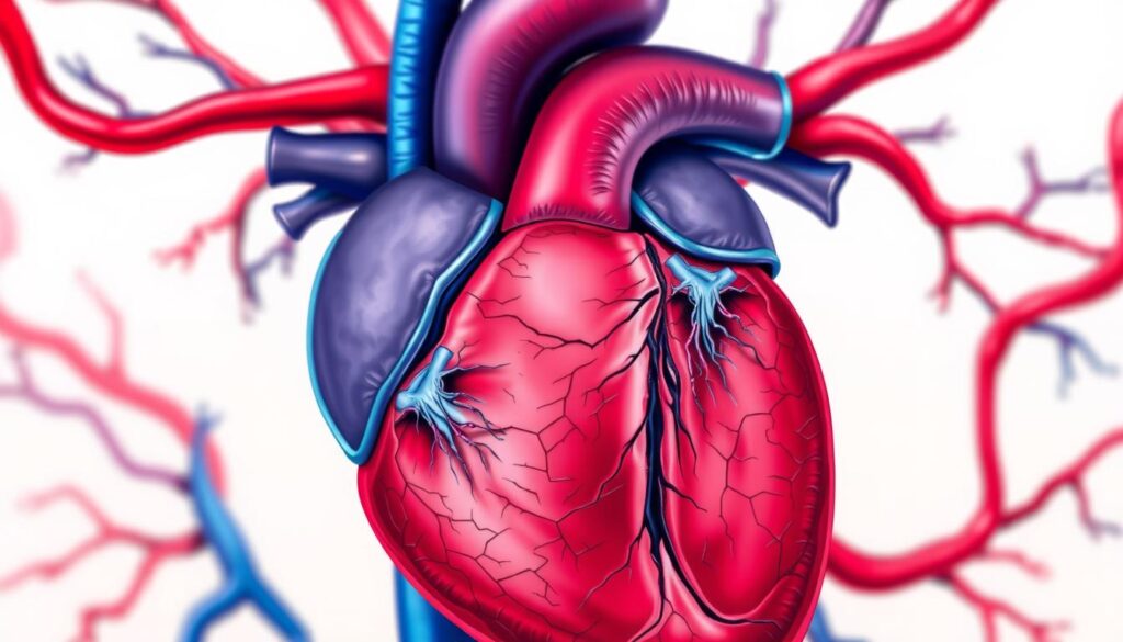 Visual representation of heart diseases cardiomyopathy