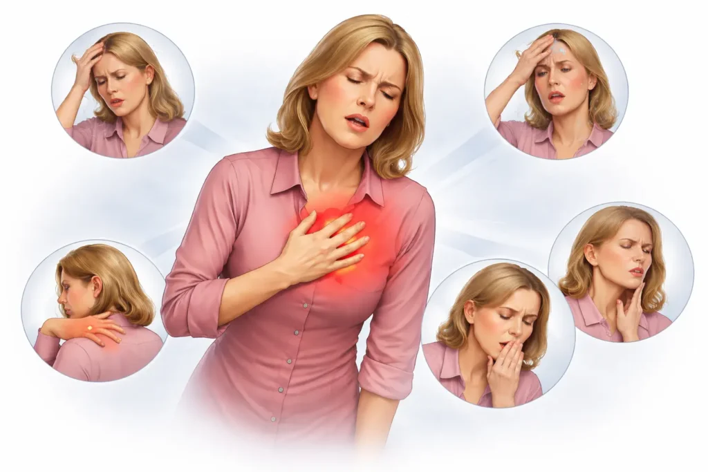 Pre-Heart Attack Symptoms Female 