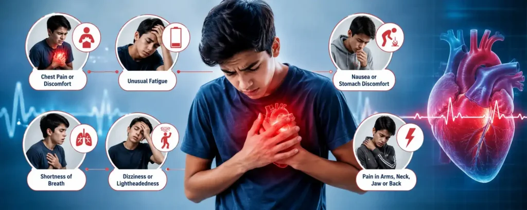 Heart Attack Symptoms in Teenagers